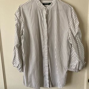 Ralph Lauren puff sleeve blouse L